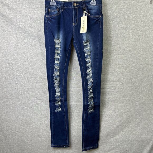 Fashion Denim - Girl Vivi Collection Women’s Jeans Size L / Skinny / Ripped / BNWT